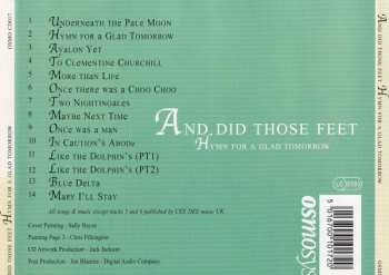 CD And Did Those Feet: Hymn For A Glad Tomorrow