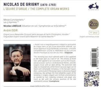 2CD Nicolas De Grigny: Intégrale de L'oeuvre D'orgue