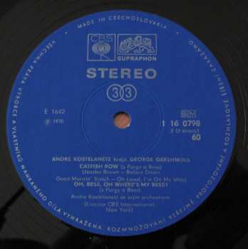 LP Andre Kostelanetz And His Orchestra: Kostelanetz Hraje Gershwina