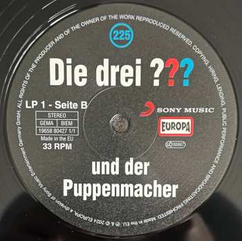 5LP/Box Set André Marx: Die Drei ??? 225 - Und Der Puppenmacher CLR | LTD