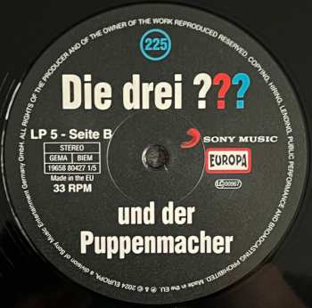 5LP/Box Set André Marx: Die Drei ??? 225 - Und Der Puppenmacher CLR | LTD