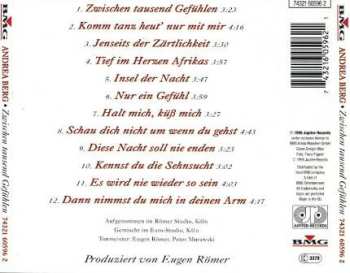 CD Andrea Berg: Zwischen Tausend Gefühlen