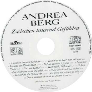 CD Andrea Berg: Zwischen Tausend Gefühlen