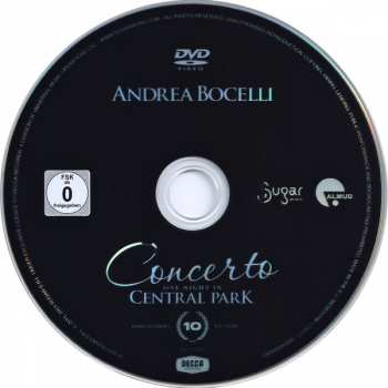 DVD Andrea Bocelli: Concerto: One Night In Central Park 10th Anniversary Edition