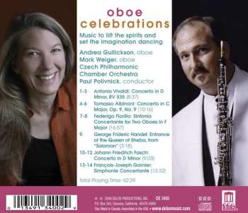 CD Andrea Gullickson: Oboe Celebrations (Music To Lift The Spirits And Set The Imagination Dancing)
