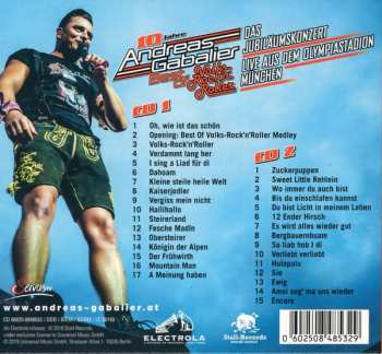 2CD/Box Set Andreas Gabalier: Best Of Volks-Rock’n’Roller – Das Jubiläumskonzert Live Aus Dem Olympiastadion In München DIGI