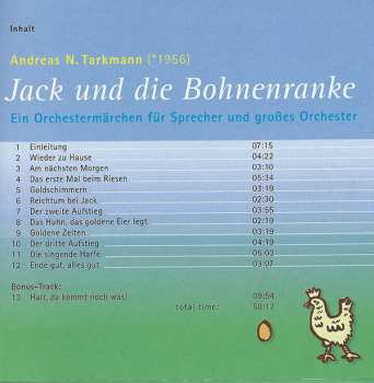 CD Andreas N. Tarkmann: Jack Und Die Bohnenranke