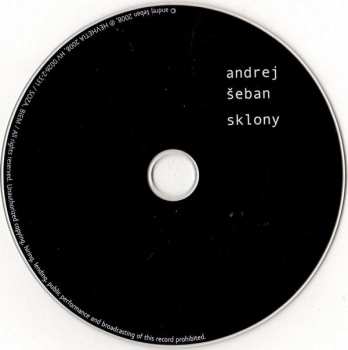 CD Andrej Šeban: Sklony