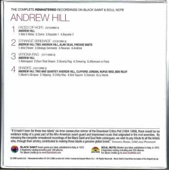 4CD/Box Set Andrew Hill:  The Complete Remastered Recordings On Black Saint & Soul Note 