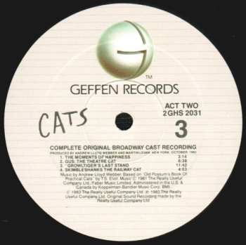 2LP Andrew Lloyd Webber: Cats (Complete Original Broadway Cast Recording)