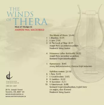 Andrew Paul MacDonald: The Winds of Thera
