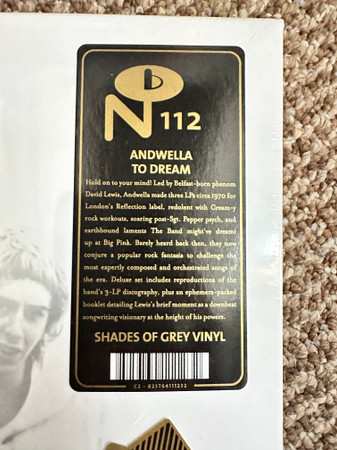3LP/Box Set Andwella: To Dream CLR