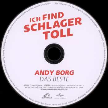 CD Andy Borg: Ich Find Schlager Toll - Das Beste