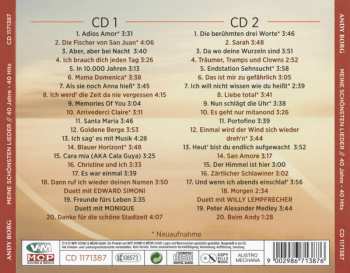 2CD Andy Borg: Meine Schönsten Lieder (40 Jahre // 40 Hits)