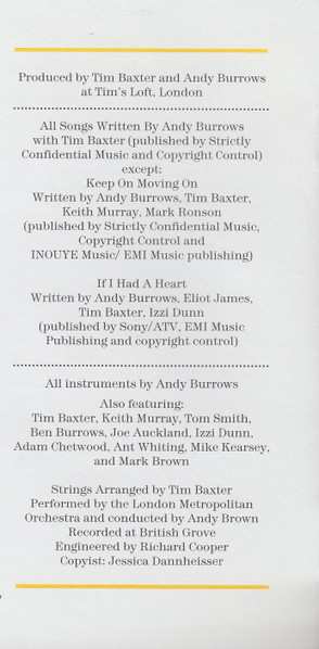 CD Andy Burrows: Company