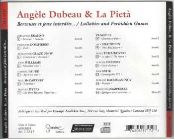 CD Angèle Dubeau: Berceuses Et Jeux Interdits = Lullabies And Forbidden Games