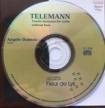 CD Georg Philipp Telemann: Twelve Fantasias For Violin Without Bass