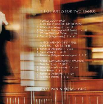 CD Yuhao Guo: Three Suites For Two Pianos