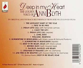 CD Ann Blyth: Deep In My Heart - The Golden Voice Of Ann Blyth