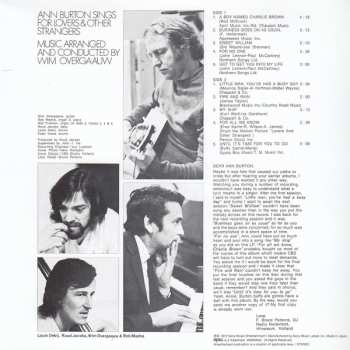 CD Ann Burton: Sings For Lovers And Other Strangers LTD