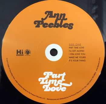 LP Ann Peebles: Part Time Love