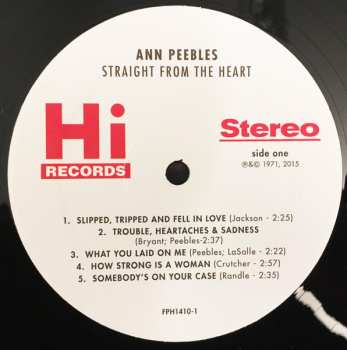 LP Ann Peebles: Straight From The Heart