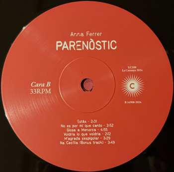 LP Anna Ferrer: Parenòstic
