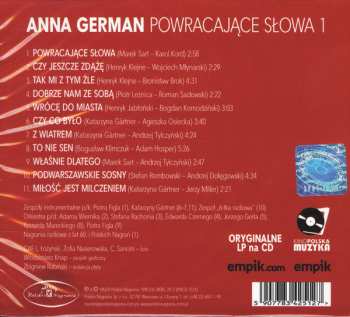 CD Anna German: Powracające Słowa 1