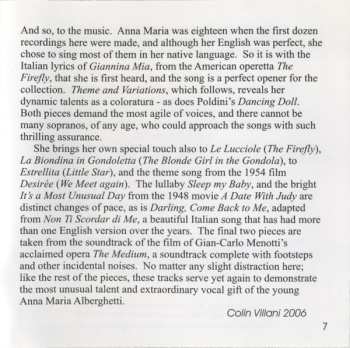 CD Anna Maria Alberghetti: Sings For You