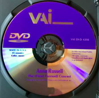DVD Anna Russell: The (First) Farewell Concert