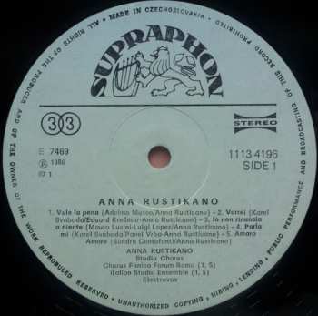 LP Anna Rusticano: Anna Rustikano