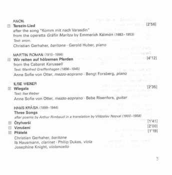 CD Anne Sofie Von Otter: Terezín / Theresienstadt
