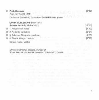 CD Anne Sofie Von Otter: Terezín / Theresienstadt