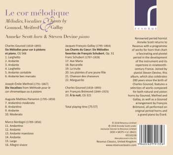 CD Steven Devine: Le Cor Mélodique