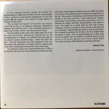 CD Manuel Vilas: The Guerra Manuscript, Volume 6: 17th Century Secular Spanish Vocal Music