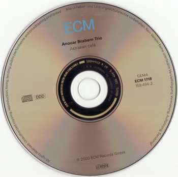 CD Anouar Brahem Trio: Astrakan Café