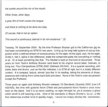 2CD Anthony Braxton: Ninetet (Yoshi's) 1997 Vol. 3