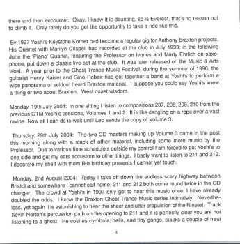 2CD Anthony Braxton: Ninetet (Yoshi's) 1997 Vol. 3