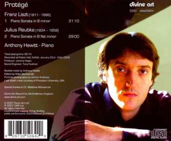 CD Anthony Hewitt: Protégé – Liszt And Reubke Piano Sonatas