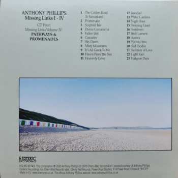 5CD/Box Set Anthony Phillips: Missing Links I-IV