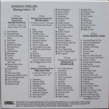 5CD/Box Set Anthony Phillips: Missing Links I-IV