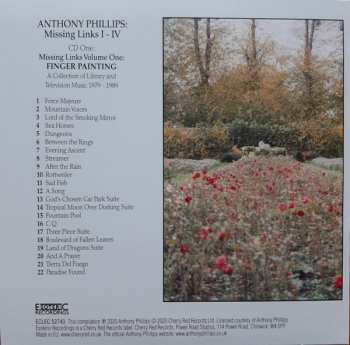 5CD/Box Set Anthony Phillips: Missing Links I-IV