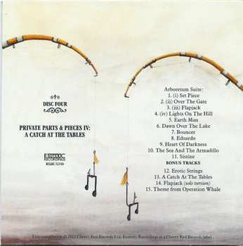 5CD/Box Set Anthony Phillips: Private Parts & Pieces I-IV