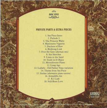 5CD/Box Set Anthony Phillips: Private Parts & Pieces I-IV