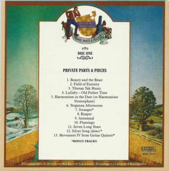 5CD/Box Set Anthony Phillips: Private Parts & Pieces I-IV