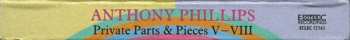 5CD/Box Set Anthony Phillips: Private Parts & Pieces V-VIII