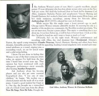 CD Anthony Wonsey Trio: Another Perspective