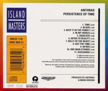 CD Anthrax: Persistence Of Time