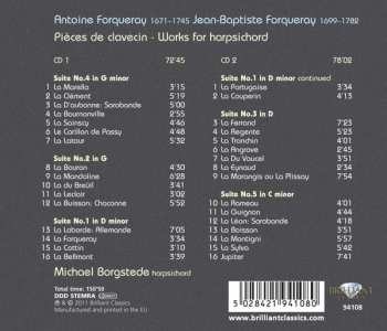 2CD Antoine Forqueray: Works for harpsichord