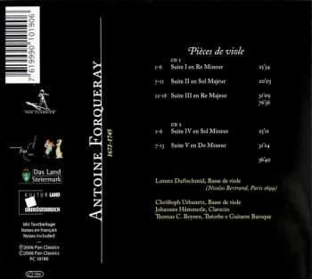 2CD Antoine Forqueray: Pièces de Viole